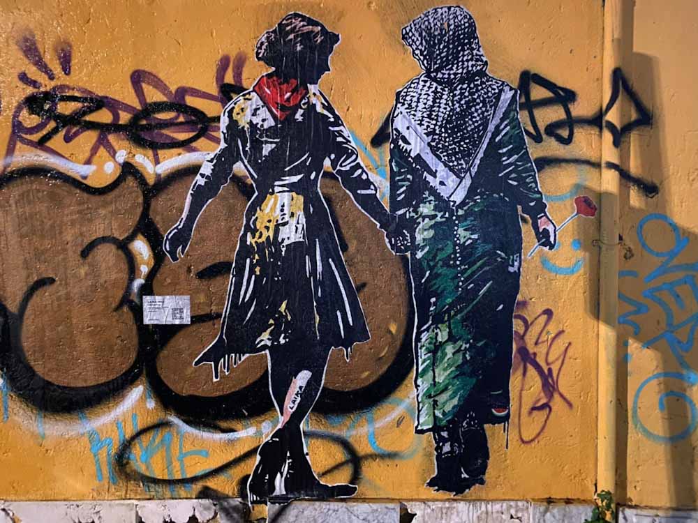 “Liberazione”, la nuova opera di Laika, dedicata alle partigiane e alle donne palestinesi